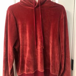 Velour Pink Sweatshirt